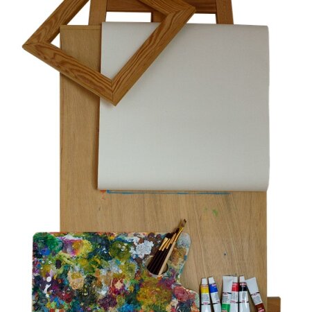 Leinwand grundieren mit Gesso: die Basis - Leinwand grundieren mit Gesso: Anleitung