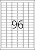 TopStick Nr. 8728 Klebeetiketten Label 100 Blatt A4 Blanko 30,5x16,9 mm