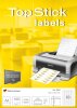 TopStick Nr. 8660 Klebeetiketten Label 100 Blatt A4 Blanko 35,6x16,9 mm