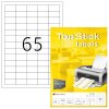 TopStick Nr. 8697 Klebeetiketten Label 100 Blatt A4 Blanko 38,1x21,2 mm