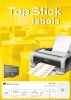 TopStick Nr. 8730 Klebeetiketten Label 100 Blatt A4 Blanko 48,3x16,9 mm