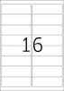 TopStick Nr. 8756 Klebeetiketten Label 100 Blatt A4 Blanko 99,1x33,9 mm
