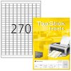 TopStick Nr. 8790 Klebeetiketten Label 100 Blatt A4 Blanko 17,8x10 mm