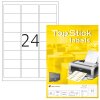 TopStick Nr. 8777 Klebeetiketten Label 100 Blatt A4 Blanko 64x34 mm