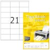 TopStick Nr. 8707 Klebeetiketten Label 100 Blatt A4 Blanko 70x41 mm