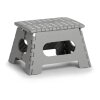 Zeller Klapphocker Klappsitz Küche Bad Haushalt 35x28x22 cm grau 13030