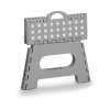 Zeller Klapphocker Klappsitz Küche Bad Haushalt 35x28x22 cm grau 13030