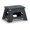 Zeller Klapphocker Klappsitz Küche Bad Haushalt 35x28x22 cm anthrazit 13031