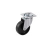 Apparate Lenkrolle 50 x 19 mm schwarz Platte 42 x 42 mm 35kg Drehkranz Lenkbar