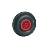 Gummi Luftrad 260 x 85 mm Bohrung 20 mm 150kg Felge rot Kunststoff Gleitlager