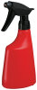 Geli Sprüher mit Messingdüse Sprühflasche Handdruck Kanne versprühen 0,5 l Rot