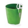 Kräutertopf MEDRA + Schere für Kräuter 13 cm Olivengrün Pflanztopf Blumentopf rund