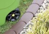 Palisade flach 3,8 m Rasenkante Beeteinfassung Beetumrandung Steingrau