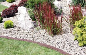 Palisade flach 3,8 m Rasenkante Beeteinfassung Beetumrandung Braun