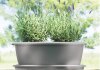 Blumenkasten OLIVA 40 cm Balkonkasten Geländerkasten Pflanzkasten anthrazit
