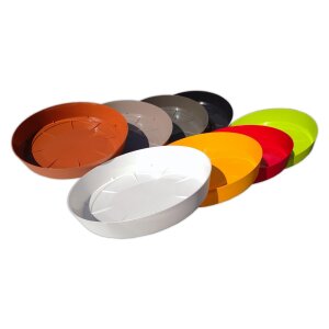 Untersetzer VALENCIA Ø19 cm limette Tropfschale Untertopf Kunststoff rund