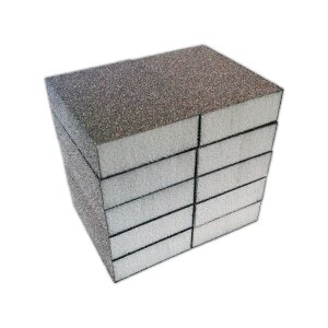 10x Schleifschwamm Schleifklotz Schleifvlies Holz Körnung 120 fein plus