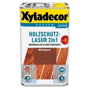 Xyladecor Holzschutzlasur 2in1 Mahagoni 2,5 l...