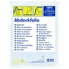 Abdeckplane Abdeckfolie Schutzfolie Malerfolie Baufolie 4x12,5m transparent 50m²