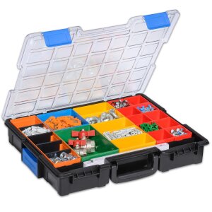 Allit EuroPlus Pro K44/23 Profi Kleinteilekoffer Box Kasten Transparenter Deckel