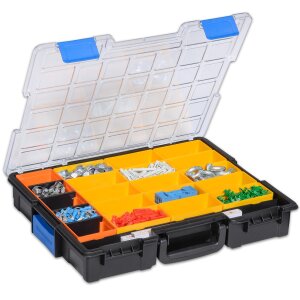 Allit EuroPlus Pro K44/21 Profi Kleinteilekoffer Box Kasten Transparenter Deckel