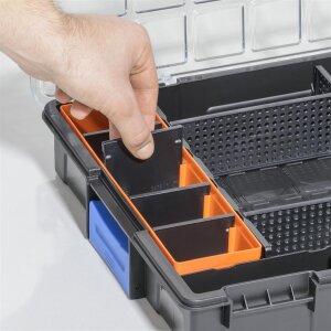 Allit EuroPlus Pro K44/36 Profi Kleinteilekoffer Box Kasten Transparenter Deckel