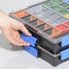 Allit EuroPlus Pro K44/36 Profi Kleinteilekoffer Box Kasten Transparenter Deckel
