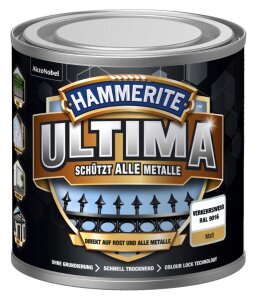 Hammerite ULTIMA Metallschutzlack Rostschutz 250 ml matt...