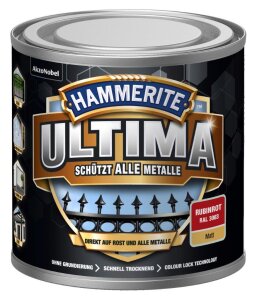 Hammerite ULTIMA Metallschutzlack Rostschutz 250 ml matt...