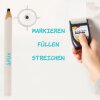 Molto Heimwerker-Reparatur-Set Weiß Fertigspachtel Farbroller