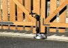 ALBERTS Auflaufstütze Bodenanschlag Feststeller Torstopper Langlöcher Ø 205 mm