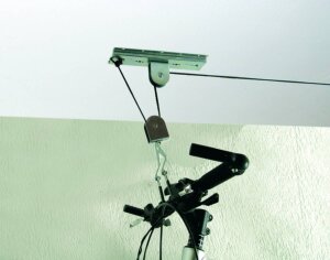 ALBERTS Fahrradhalterung Fahrradaufzug Decke Seilhalterung mit Schrauben