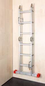 2x ALBERTS Leiterhaken Wandhaken Deckenhaken Befestigung mit Schloss 282x216 mm