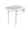 ALBERTS Duschsitz Polstersitz Klappsitz Bad Dusche Wandbefestigung 380x370 mm