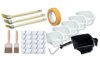 XXL Maler Set mit Farbwanne Einsätze Farbrollen Pinsel Abklebeband 23 tlg.