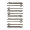 10x Ankerstange M10 x 130 mm Edelstahl A4 Verbundanker + 10x Verbundankerpatrone M10