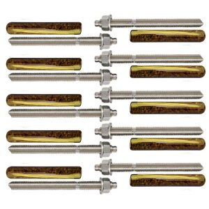 10x Ankerstange M12 x 160 mm Edelstahl A4 Verbundanker +...