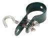 ALBERTS Zaunschelle Gartenschelle Haken Befestigung Stahl beschichtet Ø 34 mm