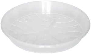 10x Geli Set Orchideentopf Ø 15 cm inkl. Untersetzer Ø 14 cm Kunststoff Transparent