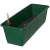 Geli Blumenkasten AQUA Green Plus Wasserspeicher Balkon 60 cm dunkelgrün