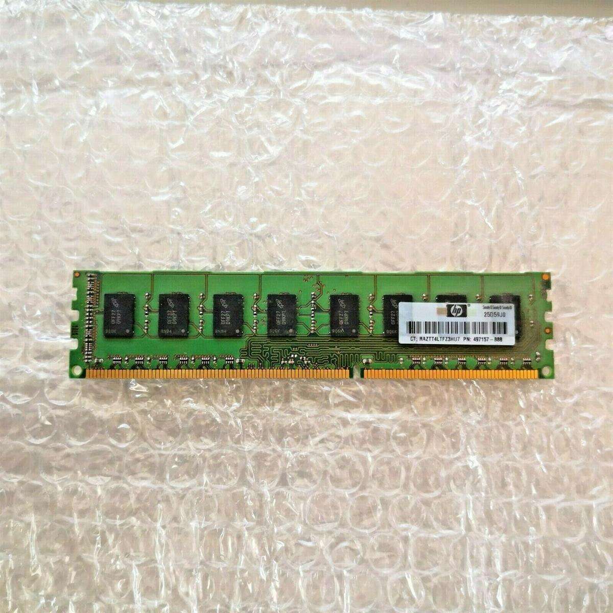 ○119○ パソコン LD/7HP-H7731/GTX580/B UNITCOM ジャンク 動作未確認 愛媛発 DELL 2GB PC3-10600U 1333MHZ 1RX8 240P NON-ECC DESKTOP MEMORY RAM