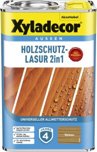 Xyladecor Holzschutzlasur 2in1 Walnuss 4 l...