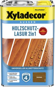 Xyladecor Holzschutzlasur 2in1 Kastanie 4 l...