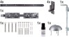 ALBERTS Torbeschlag Sortiment komplett Gartentor Doppeltor DURAVIS® schwarz