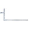 ALBERTS Winkelband Torband Laden unten Rolle Ø 16 Stahl verzinkt 400x800x40 mm