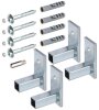 ALBERTS Komplettset Halterung für Fenstergitter mit Schrauben und Dübel