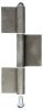 ALBERTS Konstruktionsband Anschweißband Torband Scharnier Stahl roh 260x50 mm
