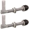 2x ALBERTS Kloben Haken Durchschrauben Stahl verzinkt Dorn Ø 13 mm Länge 120 mm