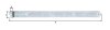 ALBERTS Ladenband Torband Beschlag Stahl verzinkt Rolle Ø 16 mm Maße 700x45 mm