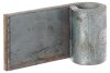ALBERTS Anschweißband Lasche Scharnier Stahl roh Rolle Ø 20 mm  Maße 100x60 mm